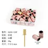 Juego de Anillos de Lijado para Uñas para Lima Eléctrica, Anillos de Lijado Especializados para Eliminación de Uñas, Cabezales de Lijado Coloridos de Alta Calidad en Caja, Rodamientos de Rueda de Lijado