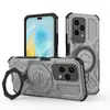 Funda Protectora con Anillo de 360 Grados Adecuada para Honor 200Lite J-20 Funda Magnética Anti-Caídas para Teléfono Móvil Honor 200Lite