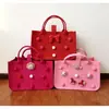 Bolsa de presente simples de celebridade da internet, bolsa tote de feltro, bolsa de presente de desenho animado, bolsa de feltro colorida, produtos
