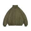 Roupas de verão do sul 2023 Inverno novo perfil de cor pura colar de algodão acolchoado roupas japonesas retro soltas jaqueta de voo de algodão acolchoado
