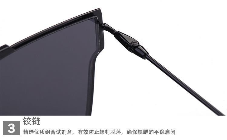 新款 时尚复古太阳眼镜 男女士经典款太阳镜驾驶眼镜 金属墨镜