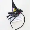 Faixa de cabelo com chapéu de bruxa de Halloween, fivela de cabeça para performance de dança do festival fantasma, faixa de cabeça de desenho animado transfronteiriça, acessórios de decoração de festival, atacado