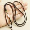Cuerda de collar con hebilla de seguridad de jade natural unilateral, cordón para colgante de jade Hotan dorado DIY, ventas directas de fábrica