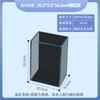 Acuario especial de olas negras para Taidou de escritorio pequeño de vidrio mini super blanco vidrio cubo pecera lámpara LED con tapa tanque en fila