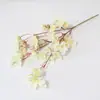 Flor de durazno artificial flor de seda de rama corta artificial decoración de boda de primavera decoración del hogar flor artificial flor de durazno artificial al por mayor