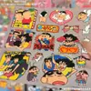 Pegatinas 3D de Crayon Shin-chan en Relieve Impermeables DIY para Patinete Eléctrico, Teléfono, Tableta, Dibujos Animados Lindos, Pegatinas Decorativas