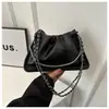 Bolso de Mano con Cadena Estilista Moderno Bolso de Hombro Color Sólido de Gama Alta Bolso Diario para Salir Bolso para Viajero