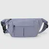 Bolsa de pecho de moda portátil al por mayor, ligera, simple, casual, bandolera, nailon, versátil, para deportes y ciclismo