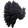 Guantes de Protección Laboral de Nylon Negro Pequeños, Medianos y Grandes Guantes de Protección Laboral Protectores para Trabajo Libre de Polvo de 13 Agujas