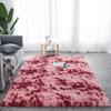 Alfombra Estilo Nórdico ins Hogar Tie-Dye Cambio Gradual Dormitorio Sala de Estar Tienda Completa Antideslizante Piel de Seda Alfombra Resistente a la Suciedad Alfombra para Mesa de Centro