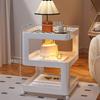 Mesa de Noche Creativa Simple Moderna Nuevo Lujo Ligero Sentido de Alta Gama Hogar Recámara Pequeña Gabinete de Almacenamiento de Noche