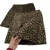 Estilo de nicho coreano! Saia curta evasê retrô de estampa de leopardo, estilo 'hot girl', com forro, para mulheres, outono de 2026
