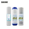 Purificador de agua RO comercial dispensador de agua traje de núcleo de filtro de tres niveles filtro frontal de 20 pulgadas algodón PP carbón granular carbón comprimido