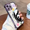 Aliexpress Más Vendido Lindo Fiesta Briqueta Iphone17 Chapado Funda para Teléfono Apple 18Pro Transparente Cubierta Protectora