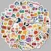 Gráfiti divertido 99 Pegatinas para Cuenta Manual Dibujos animados creativas lindas pegatinas para Cuenta Manual decorativas infantiles Taza de Agua Álbum DIY