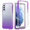 Adecuado para Teléfono Móvil Samsung Galaxy S21 plus 6.7 pulgadas Cubierta Protectora Marco de Color Contrastante Alta Transparencia Fábrica ISO