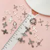 Explosiones transfronterizas 26 colgante de cruz diy ropa europea y americana collar pendientes colgante llavero en stock venta al por mayor