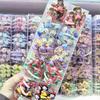 Luminous Cute Princess Aisha Mermaid Cartoon Children Candy Color Telephone Line Hair Ring Escola Primária Estudante Cabeça Corda Magnética