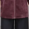 Ropa de moda y elegante para madres, estilo primavera y otoño, chaqueta corta con cuello, top para mujeres de mediana edad y mayores, chaqueta casual holgada