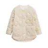 Venta al por mayor transfronteriza Otoño e Invierno 2025 Nueva Moda Europea y Americana Holgada de un solo botón con relleno de algodón Chaqueta acolchada de algodón Chaqueta para mujer