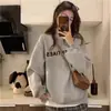 Suéter retrô estilo preguiçoso outono e inverno feminino 2024 nova versão coreana com forro de fleece design solto casaco coringa roupas
