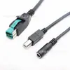 Adaptador USB Alimentado por 12V Conector Hembra Dc5.5*2.1 + Cable de Conexión de Alimentación Usb Bm Ibmpos 3m