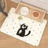 Mantel de Mascota Lindo de Dibujos Animados Diatomita Alimentación Lavable Gato y Perro Alfombrilla Absorbente de Agua Antideslizante Alfombrilla Específica para Mascotas Amazon