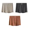 Venta al por mayor de Ropa Interior para Hombre Huajielong de Color Sólido Texturizado de Seda Helada, Boxer de Talle Medio de Talla Grande Transpirable, Disponible para Dropshipping