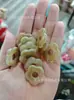 Accesorios de Colgante para Bolso, Pendientes, Collar DIY de Flor de Cinco Pétalos, Perforación Media, Acrílico Retro Transfronterizo Europeo y Americano, 26 mm