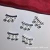 Plata de Ley 999 3D Tubo Curvado Accesorios de Campana Tubo de Campana para Pulsera Trenzada DIY Accesorios Regalo Fabricante Venta Directa