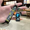 Llavero Oso Espacial Viajero Colgante para Llaves de Coche de Hombre Accesorios Colgantes para Mochila de Estudiante Cadena de Llaves Atrapador de Bebés Regalo