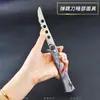 Animação de Jogo Fogo Escuridão Máscara Sombra 22cm Bomba Faca de Pulo Molde Liga de Zinco Artesanato Brinquedos Não Cortantes
