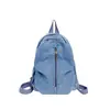 Mochila Casual Transfronteiriça 2026 Novo Modelo Estudante Universitária Viagem Outdoor Nicho Cor Sólida Comércio Exterior Mochila Retrô