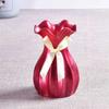 Venta al por mayor flor falsa ratán adornos cesta de flores maceta de plástico sala de estar arreglo floral jarrón tejido paja decorativa cesta de flores secas
