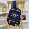 Mochila Estrella Bolso Escolar Sencillo Mochila Ligera Versátil de Bloques de Color para Estudiantes de Secundaria Modelo Nuevo para Niñas Mochila Grande de Capacidad para Mujeres