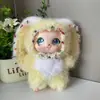 Colgante de peluche de moda, muñeco de conejo de orejas grandes, colgante para bolso, muñeca de vinilo de peluche de niña gato linda