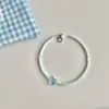 Estilo Vacaciones en Isla~Pulsera de Concha Azul y Estrella de Mar para Mujer, Pulsera de Concha y Pez con Cuentas de Playa para Foto de Viaje