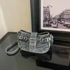 Bolsa de cor sólida da moda, tendência estilo coreano, novo modelo 2026, casual, única, estilosa, alto valor estético, bolsa com textura para ombro e axila