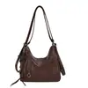 Bolso de Axila de Alta Gama de Gran Capacidad para Mujer 2025 Nuevo Invierno Moda Retro Bolso de Hombro Único Bolso Multifuncional de Nicho