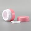 Spot 20g rosa em linha reta garrafa redonda pequena capacidade garrafa de creme cosméticos PP garrafa de creme para os olhos garrafa de embalagem experimental