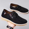Zapatos de hombre de tela del viejo Pekín al por mayor comercio exterior venta al por menor zapatos perezosos de primavera y otoño zapatos de trabajo zapatos casuales suela Oxford antideslizante