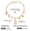 Collar de diseño silencioso acero inoxidable oro 18K aceite pimienta estrella de mar concha caballito de mar colgante collar joyería