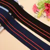 Venta al por mayor de fábrica banda elástica a rayas banda elástica ajustable accesorios para ropa cinta banda elástica de cintura fija venta al por mayor