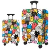 Protector de equipaje engrosado con capa de aire, funda protectora para maletas de ruedas, funda para equipaje y funda antipolvo para maletas