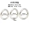 Anillo de bloqueo de acero inoxidable anillo JJ anillo para pene SM anillo curvo sexy para escroto alternativa para hombres manga de Yang abuso