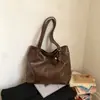 Bolsa de Hombro Grande de Color Sólido para Debajo del Brazo para Mujer 2026 Nuevo Estilo Diseño de Nicho Sentido de Diseño Moda Simple Bolso de Hombro para Viajes