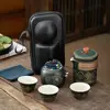 Juego de Té de Viaje Juego de Té Kung Fu Venta al por Mayor Estilo Japonés Camping al Aire Libre Taza Rápida Regalo de Empresa Festivo