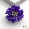 Pinho simulado peônia flor artificial diâmetro 7cm tecido de seda cabeça de flor DIY adorno de cabeça grampo de cabelo com flor produção de vestuário antigo