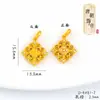 Estilo Weixue Oro de Arena Vietnamita Accesorios DIY Colgante Cruz Vajra Incrustado de Diamantes Cadena para Clavícula Accesorios para Mujeres