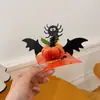 Sombreros de Halloween transfronterizos: Diadema de felpa de fantasma de calabaza, diseño versátil de nicho, disfraz de cosplay, accesorio para el cabello peculiar para mujeres